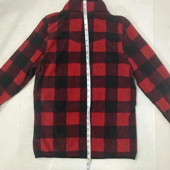Warranted to be a Pendleton fleece Buffalo print quarter zip pullover - Picture 8 of 10